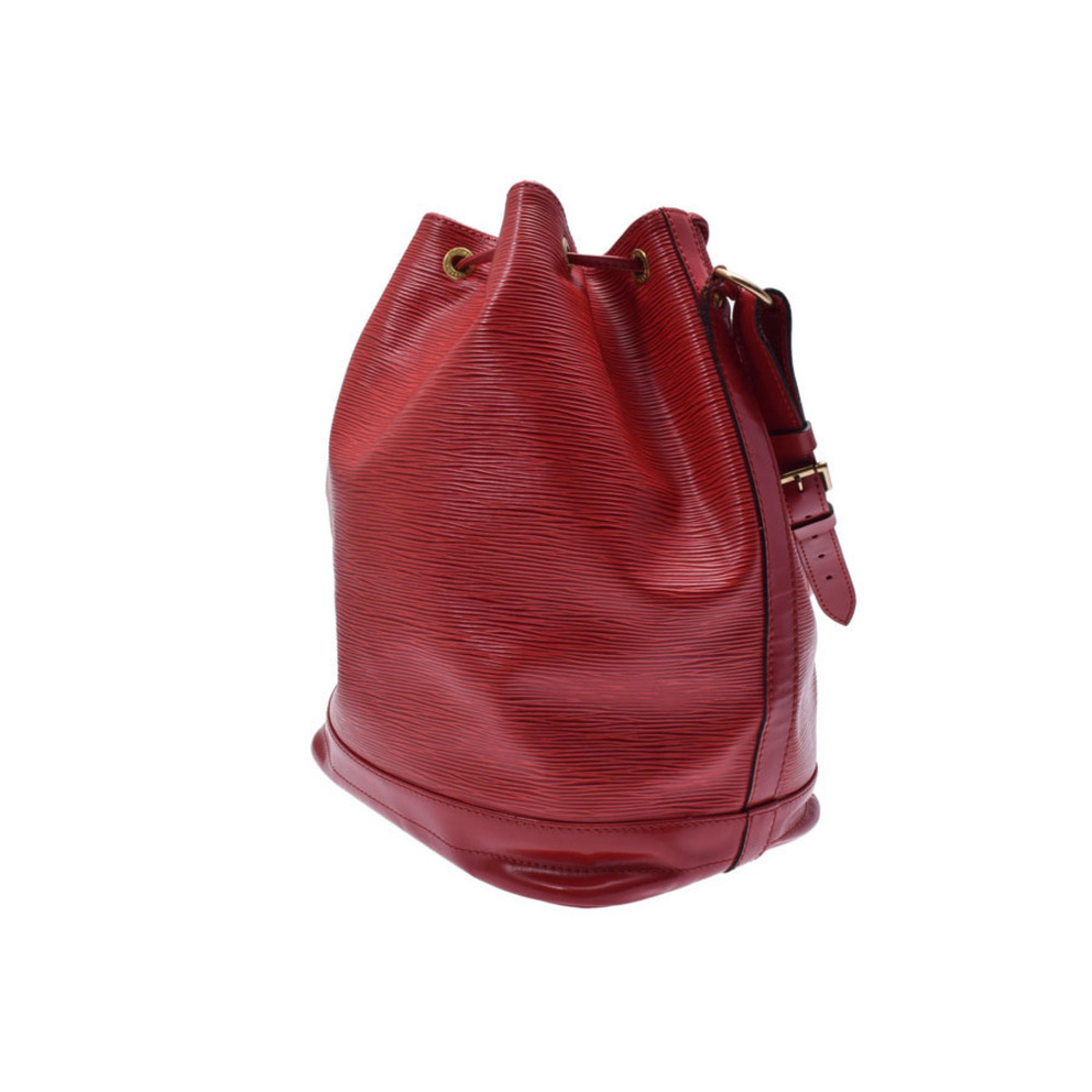 Louis Vuitton Epi Bag Shoulder Noe Red Leather